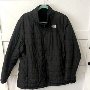 The North Face Reversible Plus Size Black Puffer Jacket